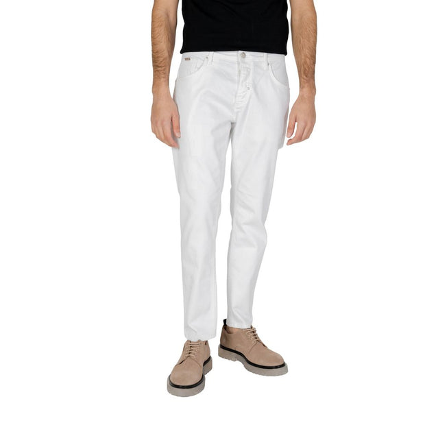 White Cotton Jeans & Pant