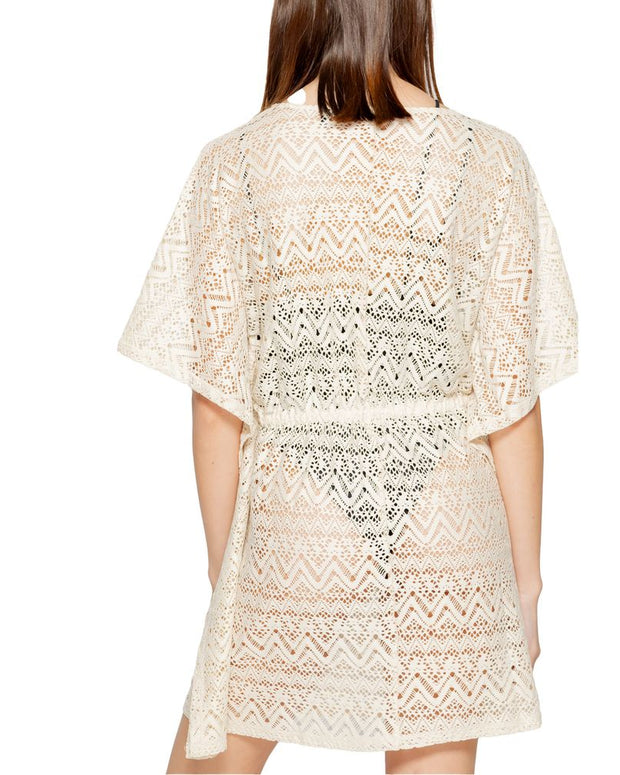 Beige Polyester Short