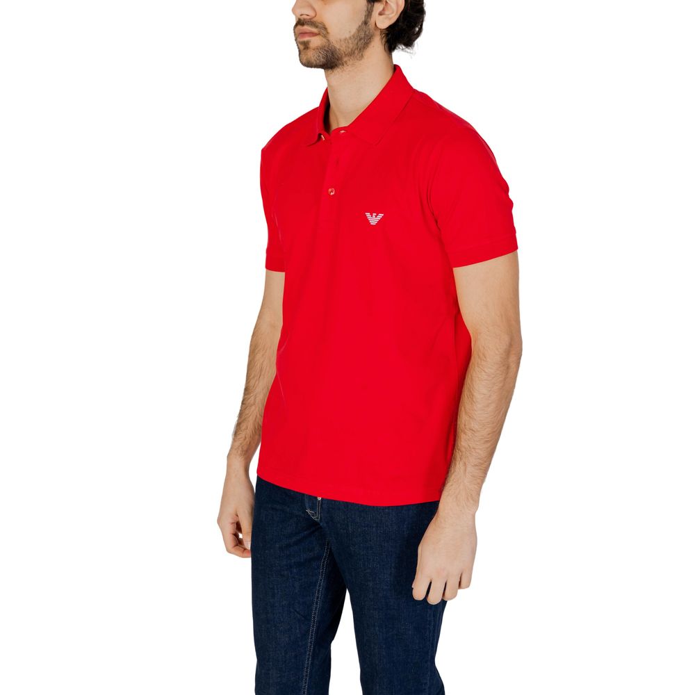 Red Cotton Polo Shirt