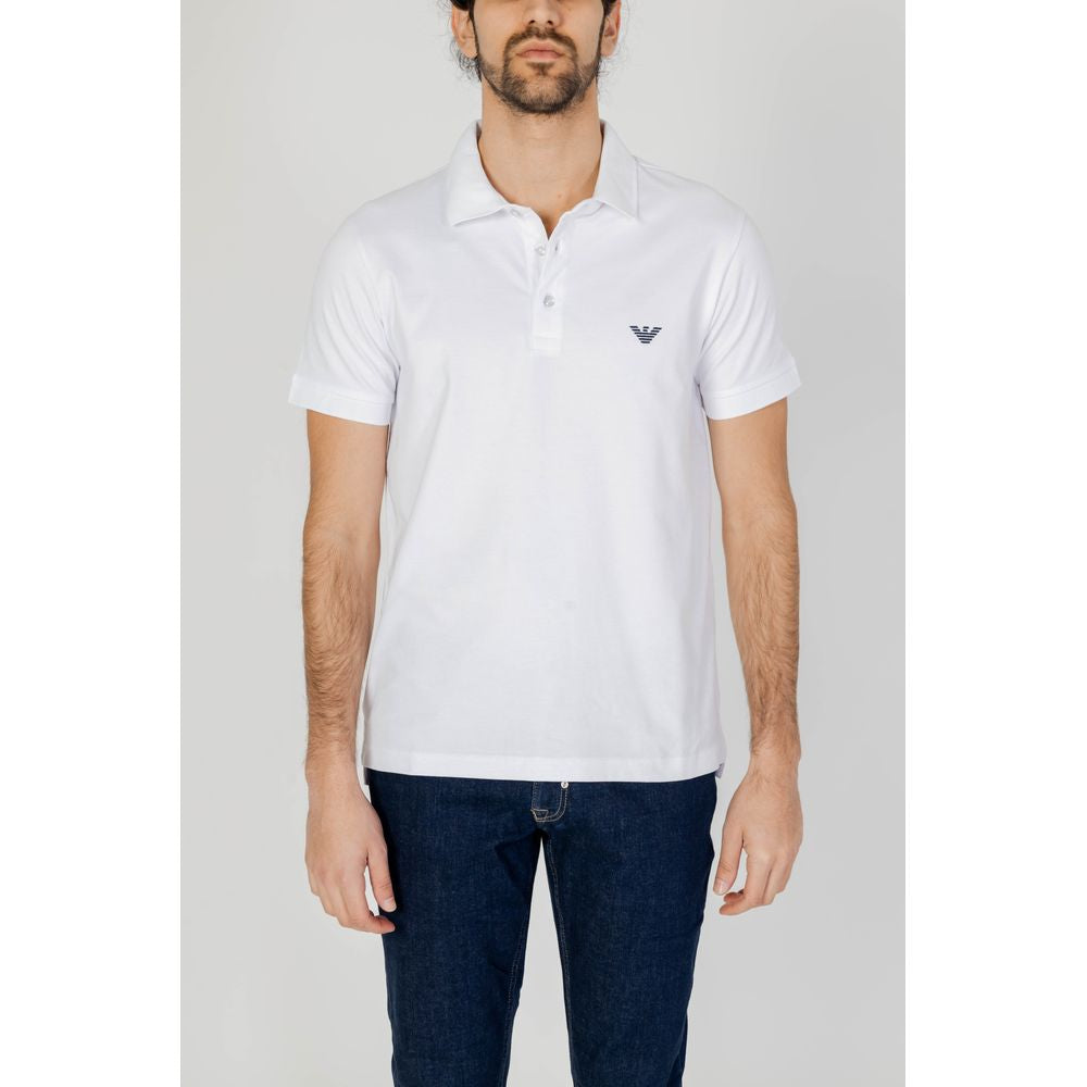 White Cotton Polo Shirt