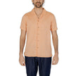 Orange Linen Shirt