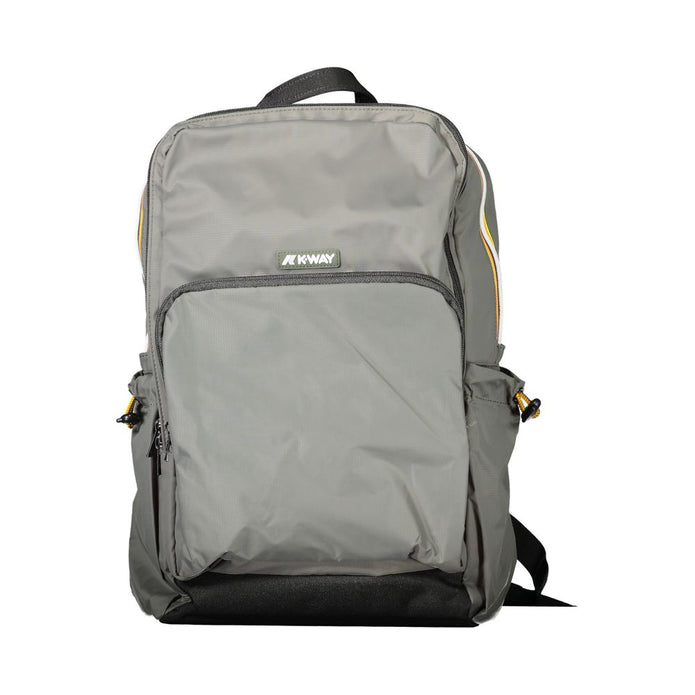 Green Polyamide Men Backpack