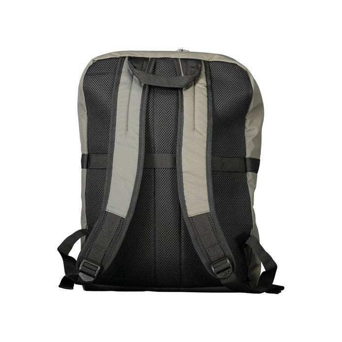 Green Polyamide Men Backpack