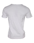 White Graphic Print Cotton Crew Neck T-shirt