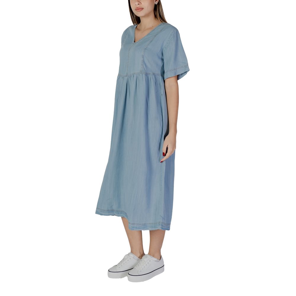 Light Blue Cotton Dress