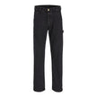 Black Cotton Relaxed Fit Jean