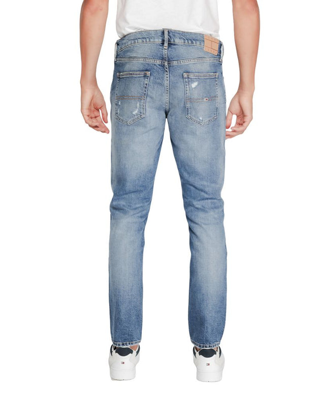 Blue Cotton Slim Fit Jean