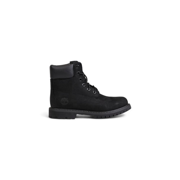 Black Recycled Leather Boot