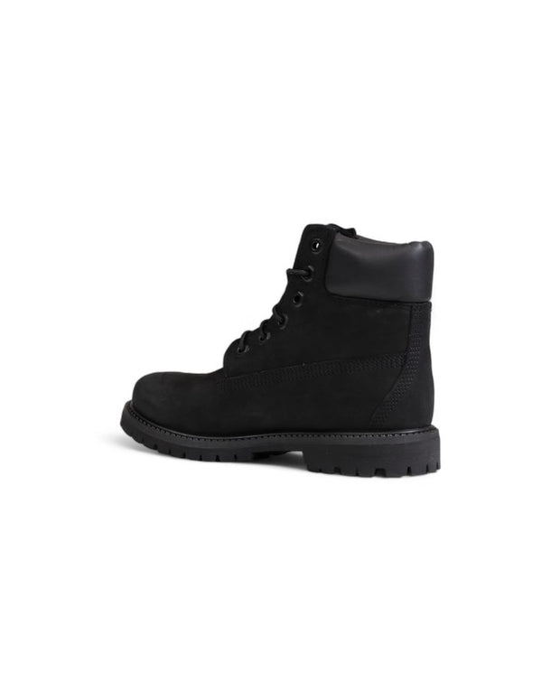 Black Recycled Leather Boot