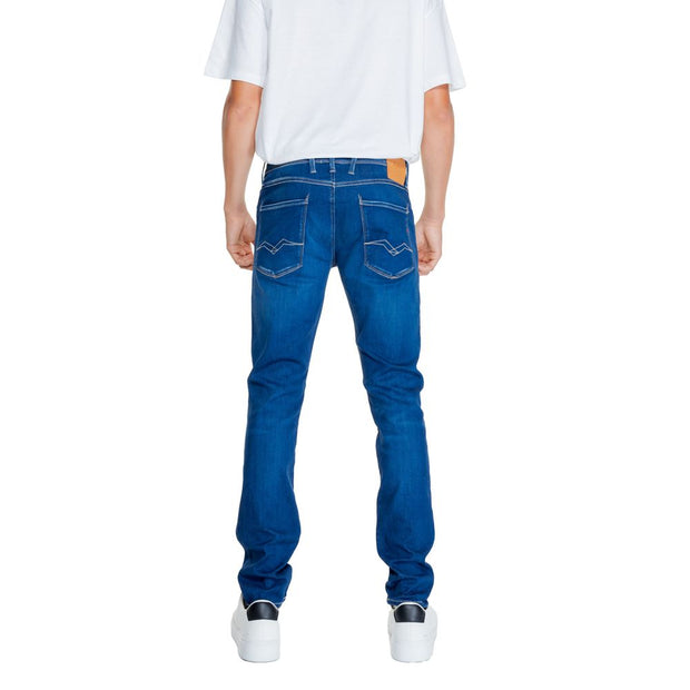 Blue Cotton Jeans & Pant