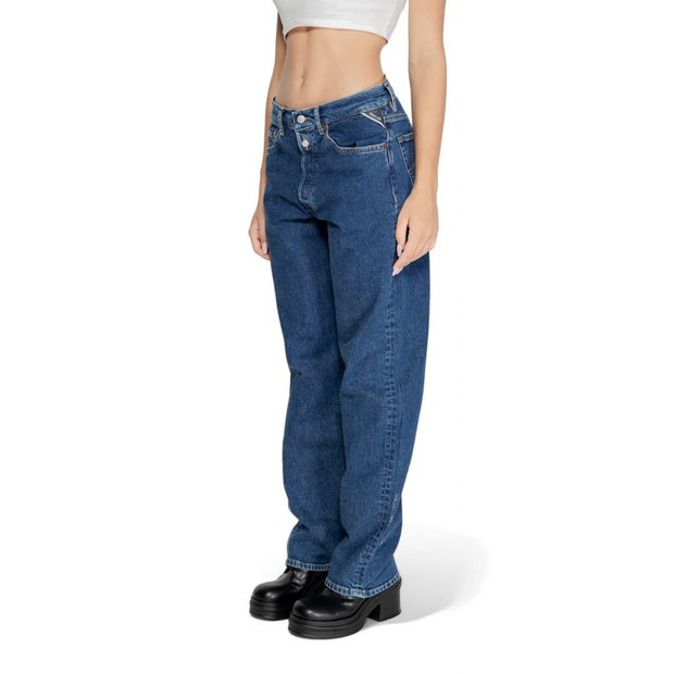 Blue Cotton Jeans & Pant