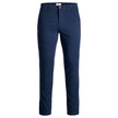 Blue Cotton Skinny Pant