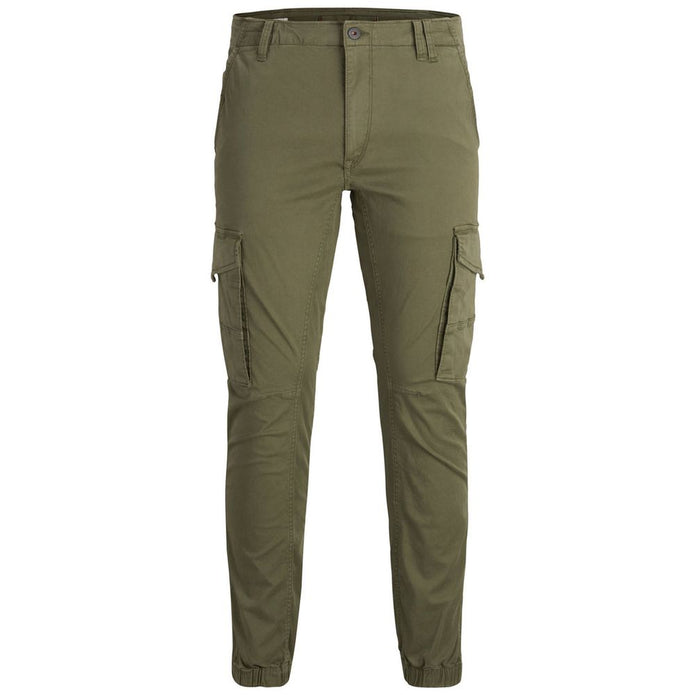 Green Cotton Skinny Pant