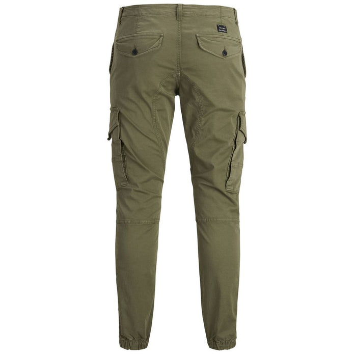 Green Cotton Skinny Pant