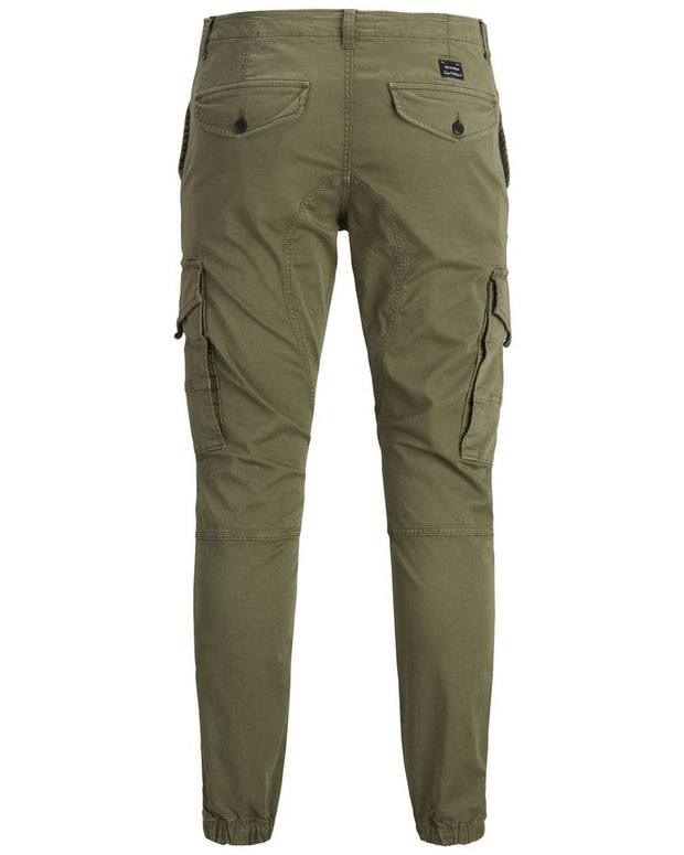 Green Cotton Skinny Pant