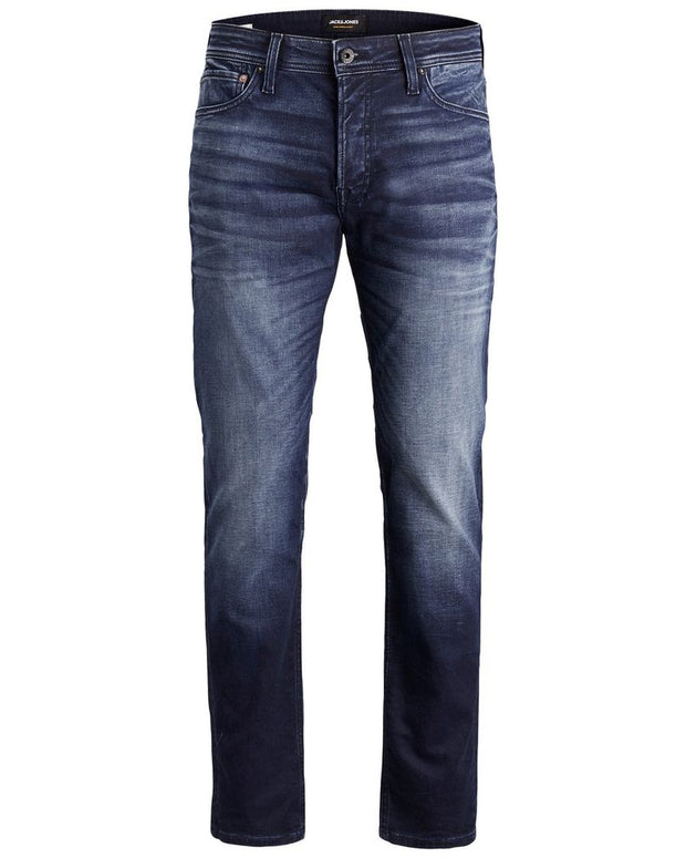 Blue Cotton Relaxed Fit Jeans