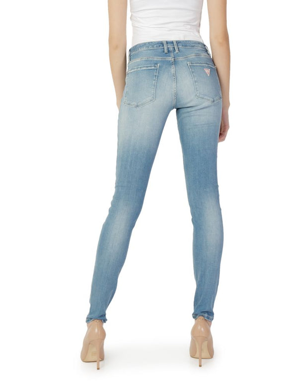 Blue Cotton Skinny Jean