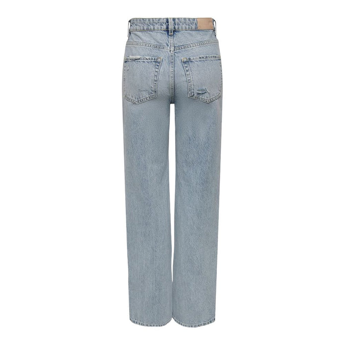 Light Blue Cotton Jeans & Pant