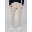 Beige Cotton Jeans & Pant