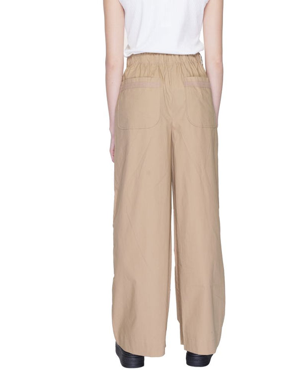 Beige Cotton Pant