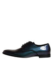 Peacock Patent Leather Derby Men Dress Shoes