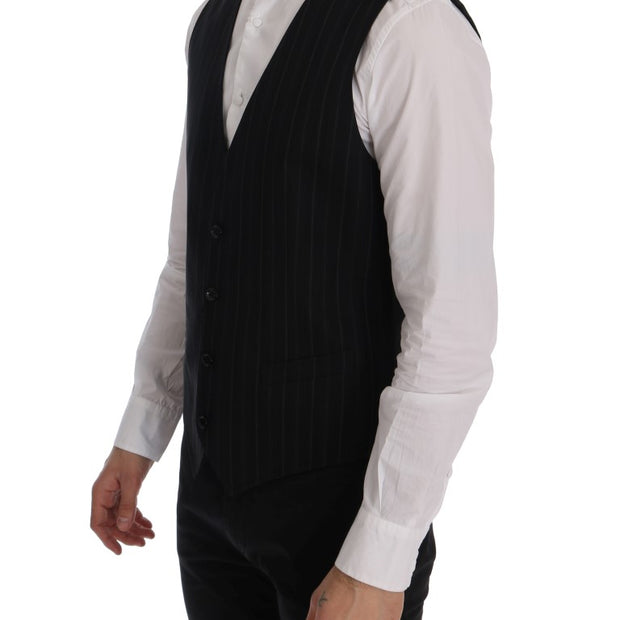 Elegant Striped Vest Waistcoat