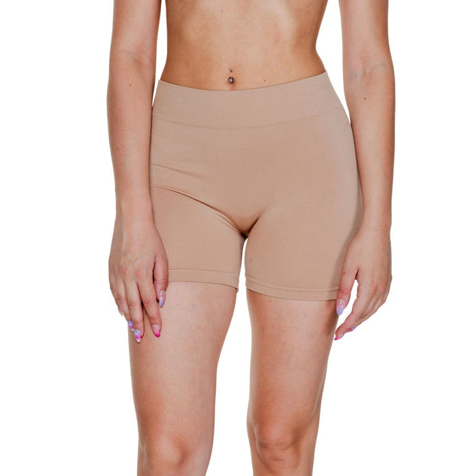 Beige Polyamide Short