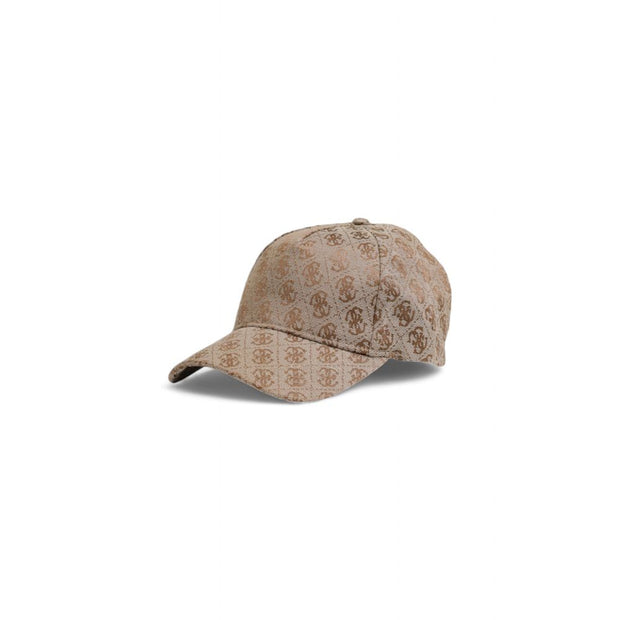 Beige Polyester Hat