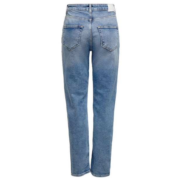 Light Blue Cotton Jeans & Pant