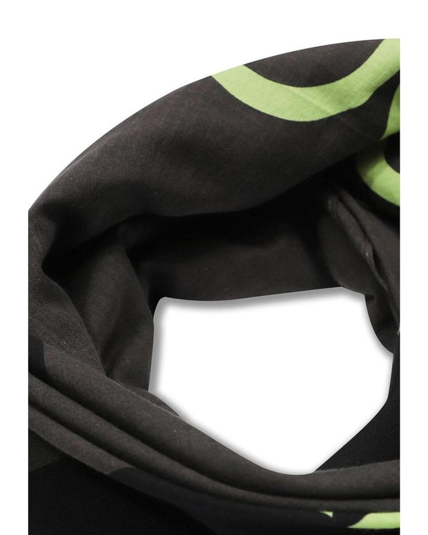 Black Organic Cotton Scarf