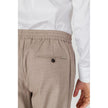 Beige Polyester Jeans & Pant