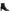 Black Jackie Leather Mid Calf Boots Shoes