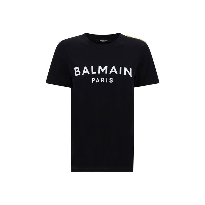 Black Cotton T-Shirt