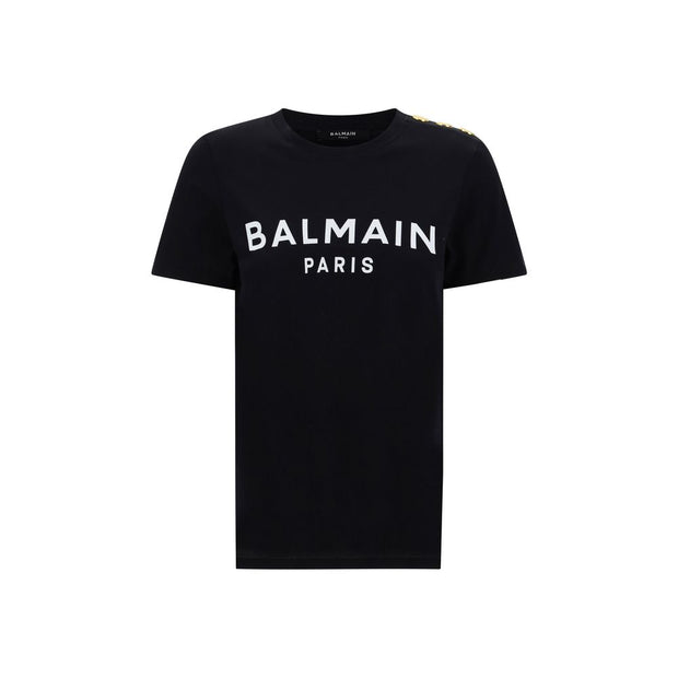 Black Cotton T-Shirt