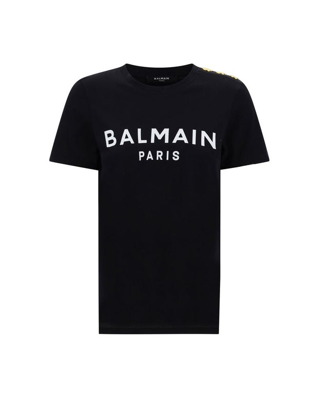 Black Cotton T-Shirt