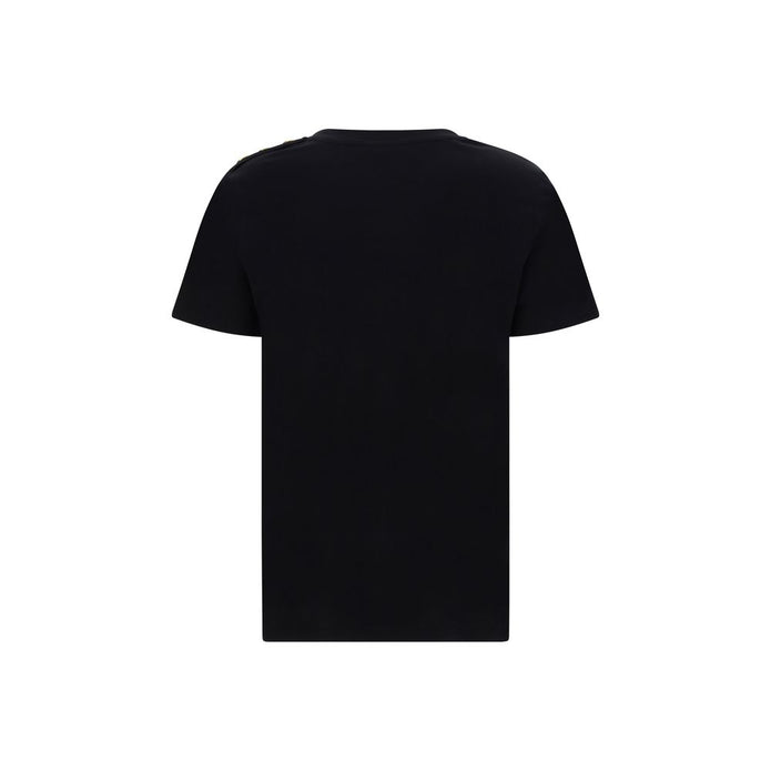 Black Cotton T-Shirt