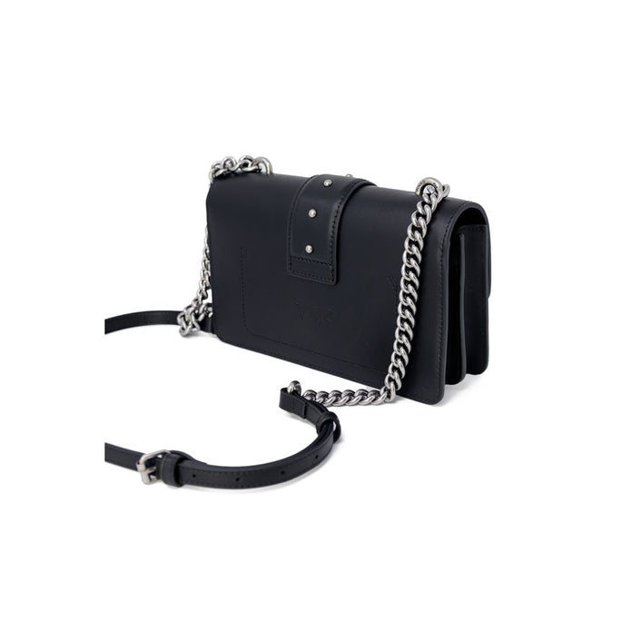 Black Polyester Handbag