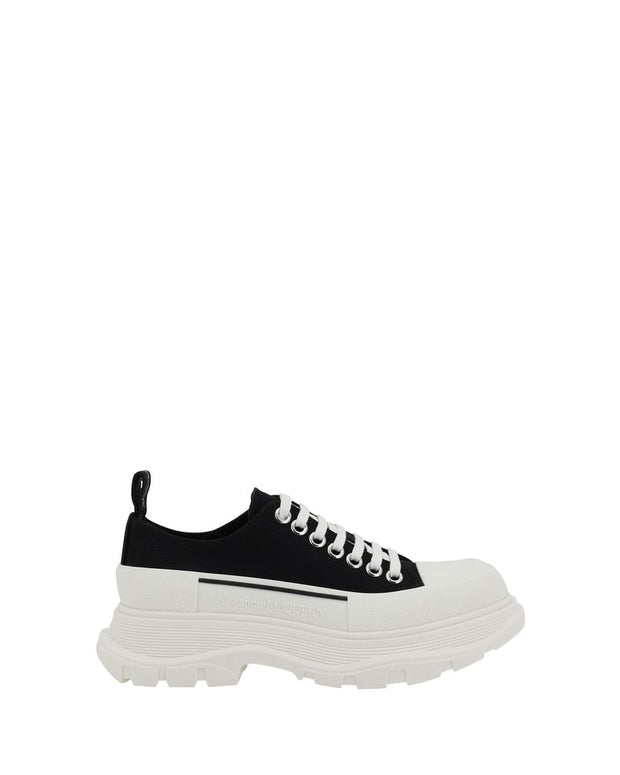 Black Rubber Chunky Sneakers