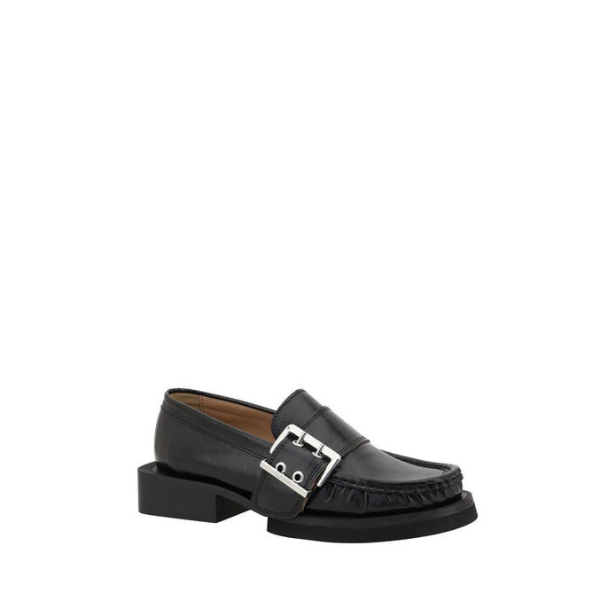 Feminine Buckle Loafers