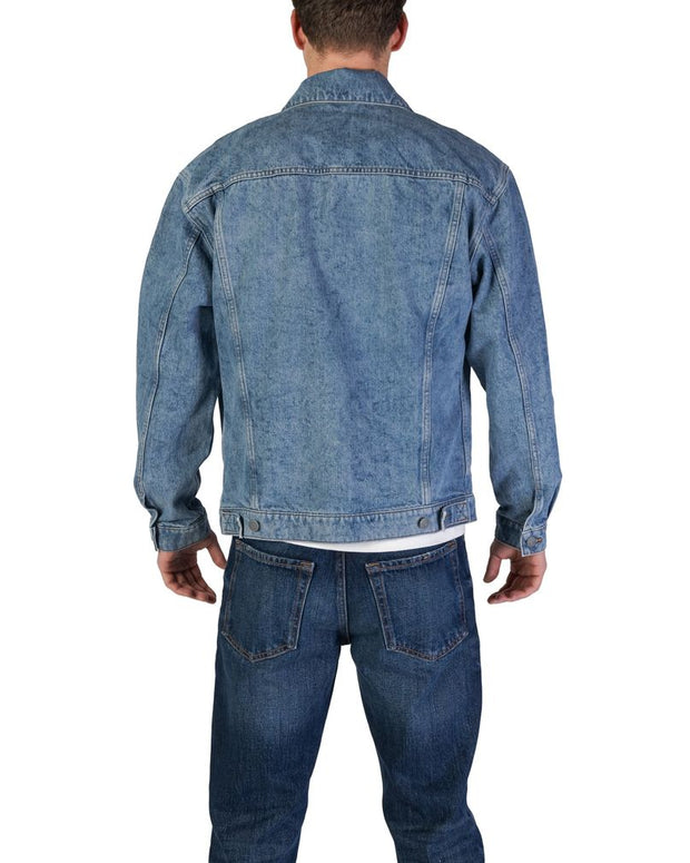 Light Blue Cotton Jackets & Coat