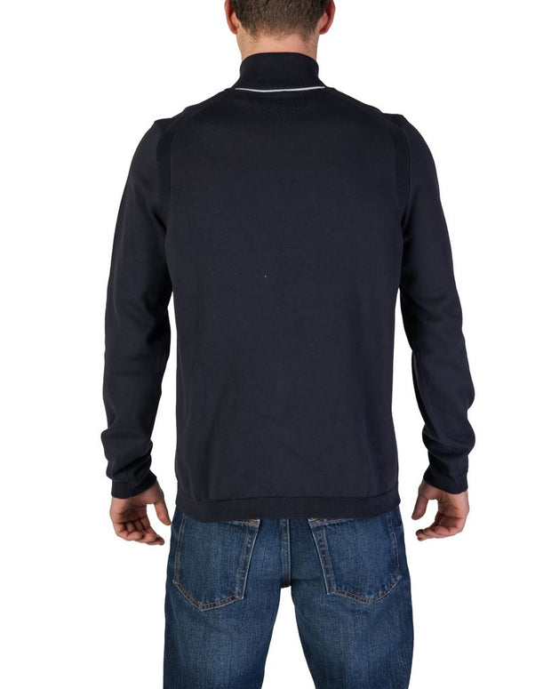 Blue Cotton Cardigan