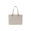 Beige Polyethylene Handbag