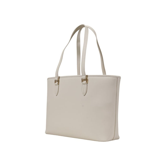 Beige Polyethylene Handbag