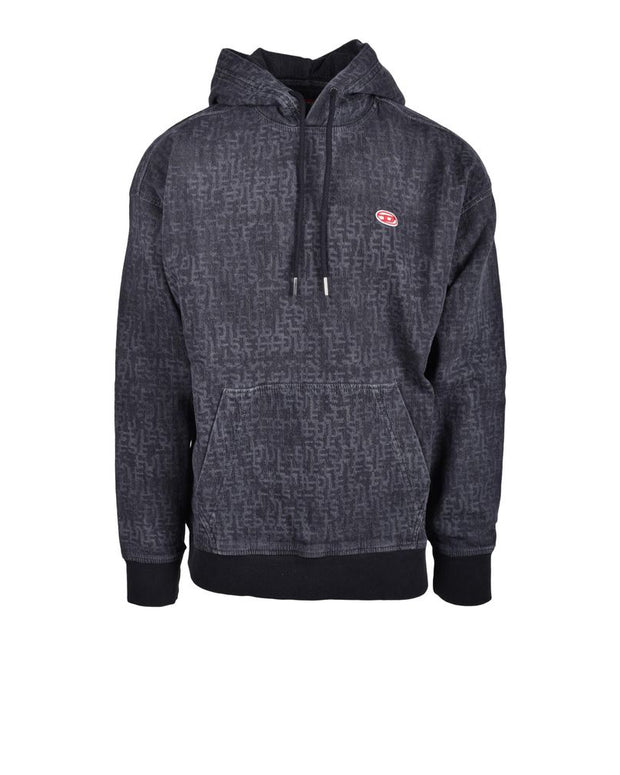 Gray Cotton Hoodie