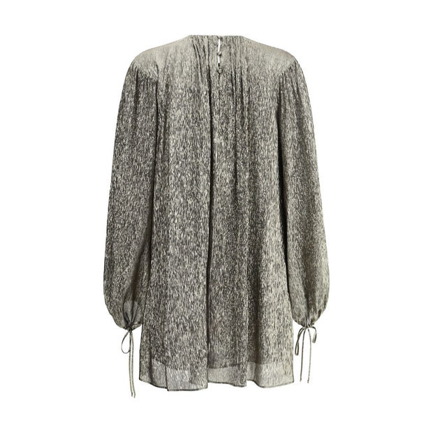 Gold Silk Cocktail Dress