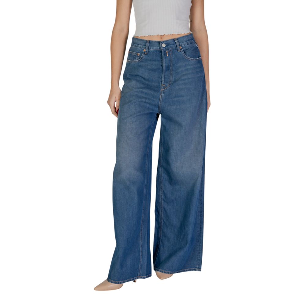 Blue Cotton Jeans & Pant