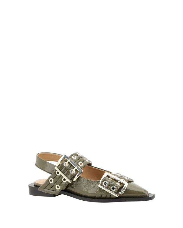 Buckle Ballerinas
