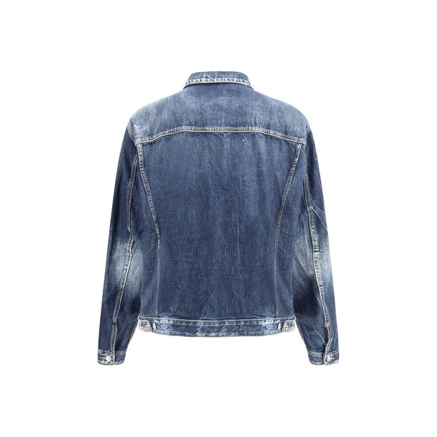 Blue Cotton Denim Jacket