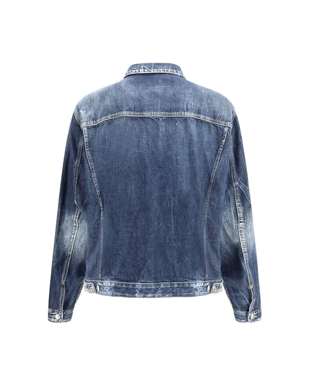 Blue Cotton Denim Jacket