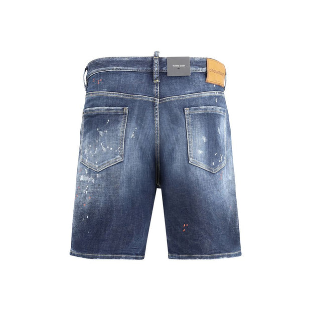 Marine Denim Shorts